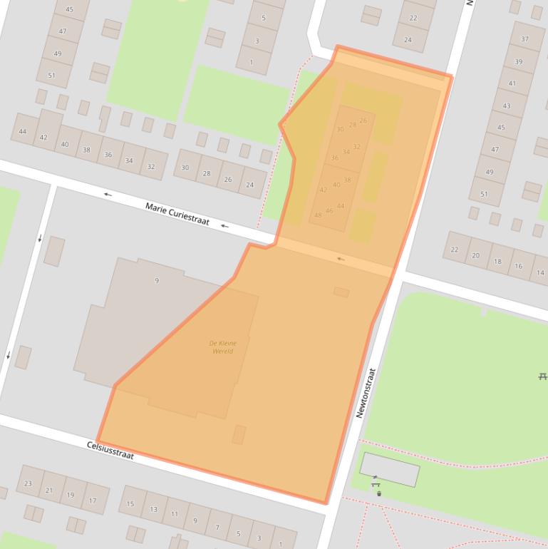 Kaart van postcodegebied 6533KG.