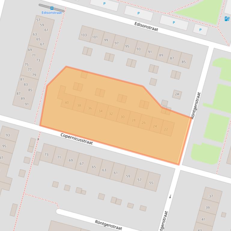 Kaart van postcodegebied 6533KR.