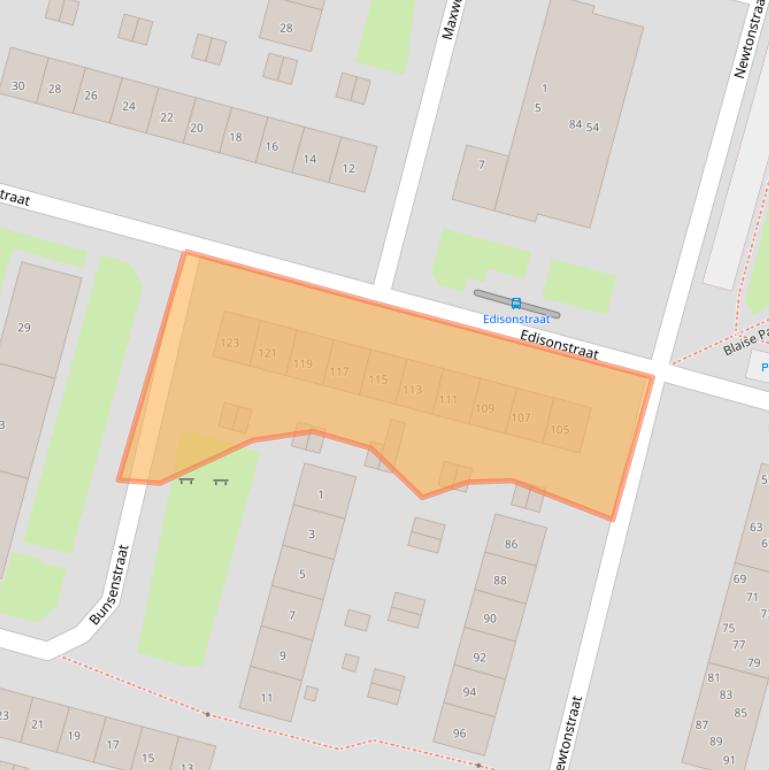 Kaart van postcodegebied 6533MG.