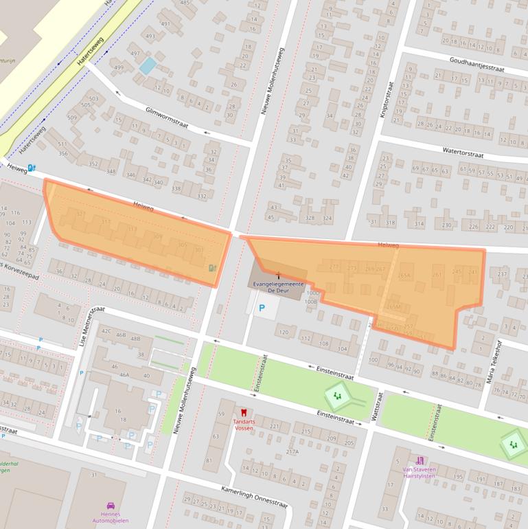 Kaart van postcodegebied 6533PD.