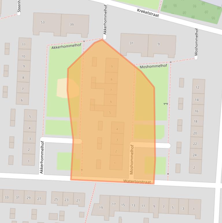 Kaart van postcodegebied 6533PL.