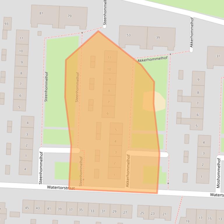 Kaart van postcodegebied 6533PM.