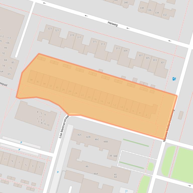 Kaart van postcodegebied 6533PP.