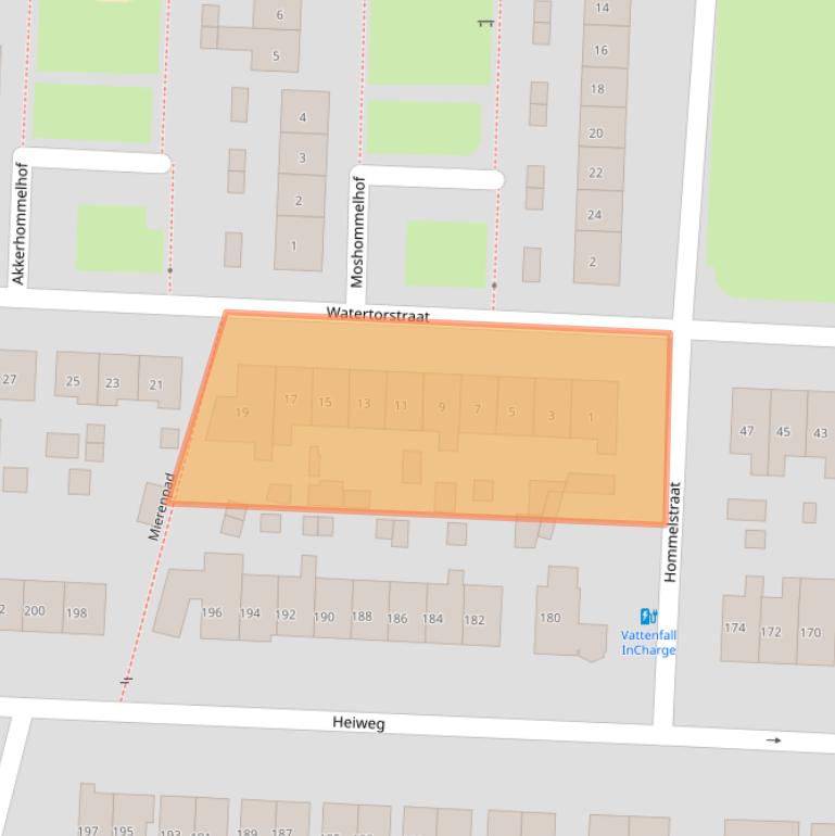 Kaart van postcodegebied 6533PR.