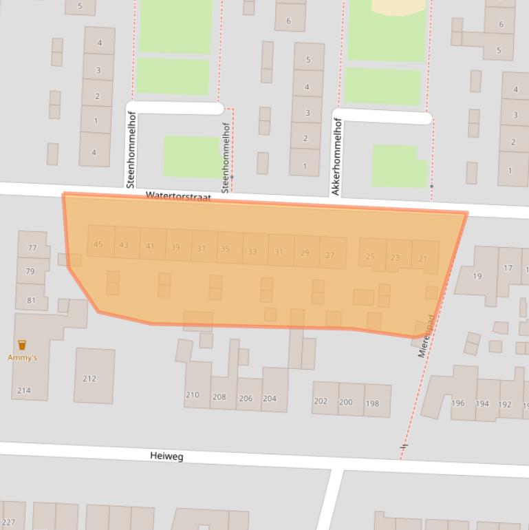 Kaart van postcodegebied 6533PS.