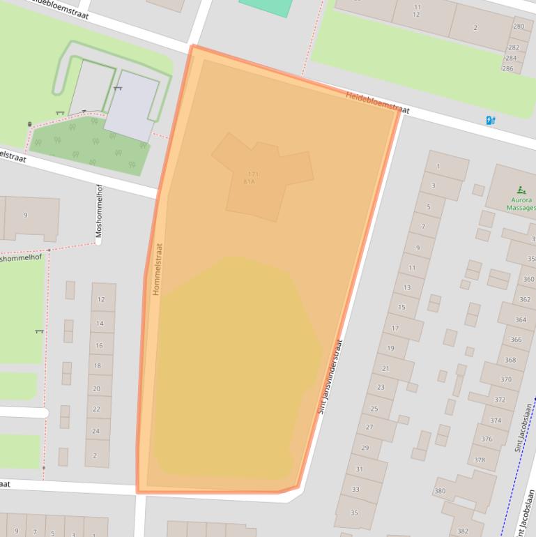 Kaart van postcodegebied 6533SN.