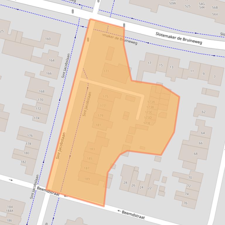 Kaart van postcodegebied 6533VA.