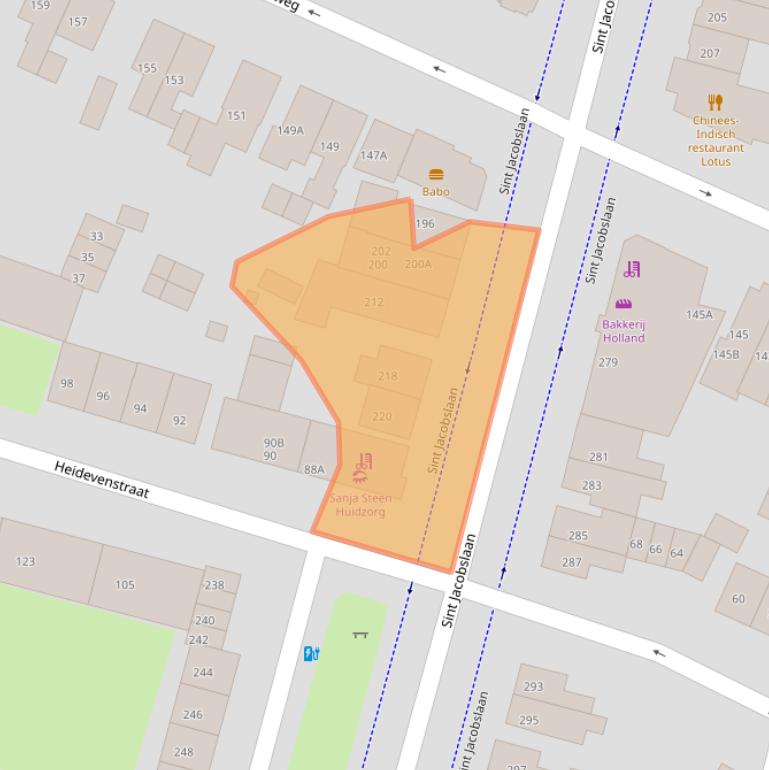 Kaart van postcodegebied 6533VP.