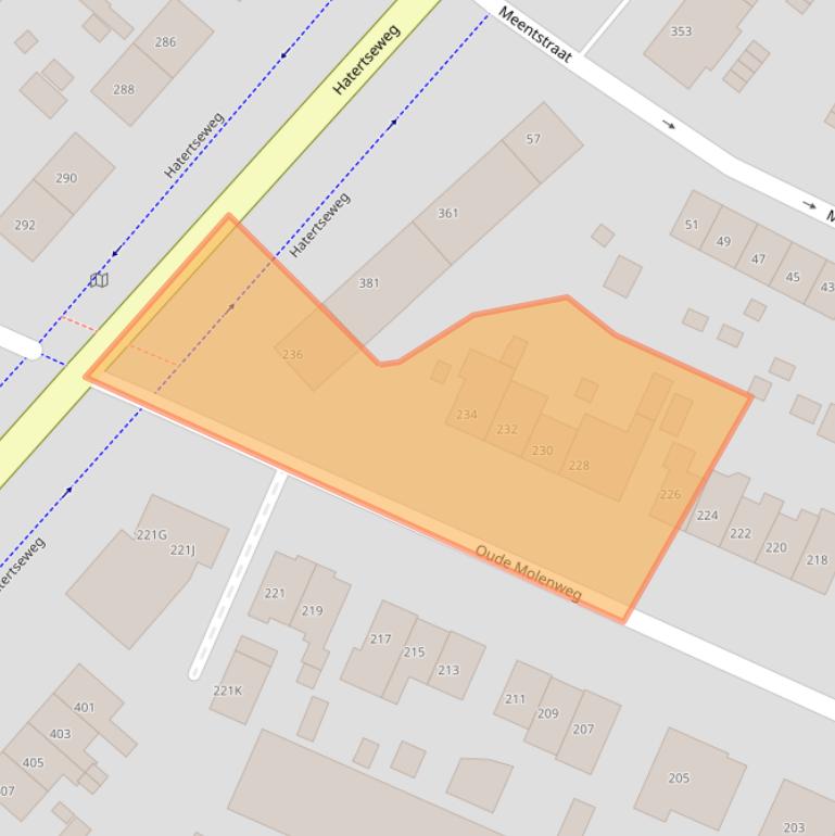 Kaart van postcodegebied 6533WT.