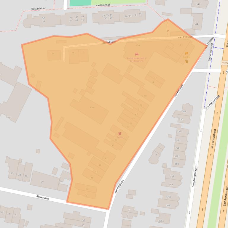 Kaart van postcodegebied 6533ZM.