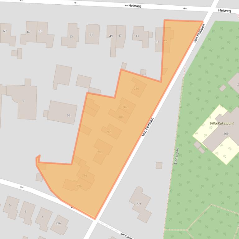 Kaart van postcodegebied 6533ZX.