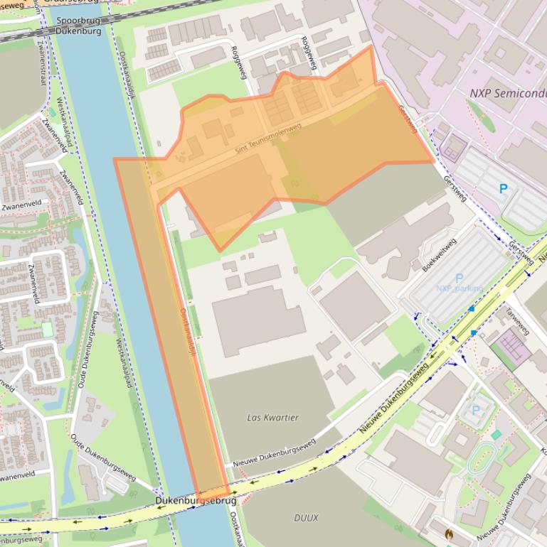 Kaart van postcodegebied 6534AG.