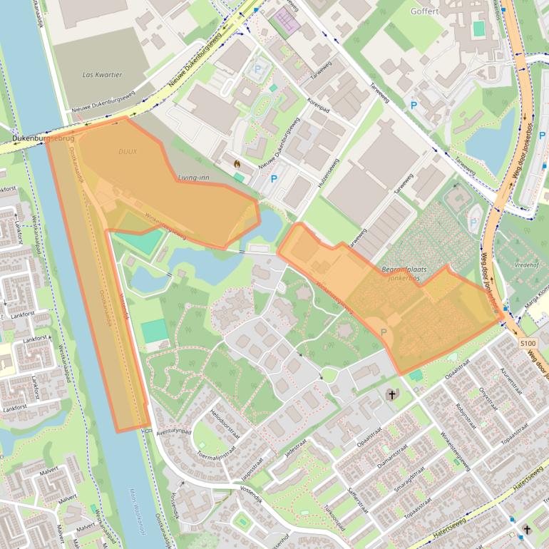 Kaart van postcodegebied 6534AR.