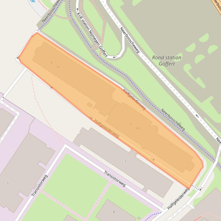 Kaart van postcodegebied 6534AV.