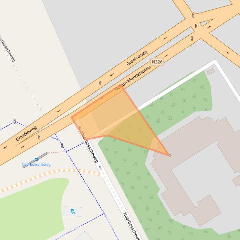 Kaart van postcodegebied 6534BE.