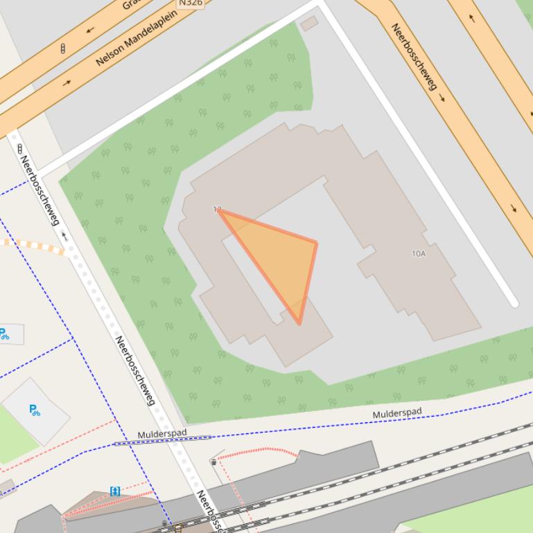 Kaart van postcodegebied 6534BJ.