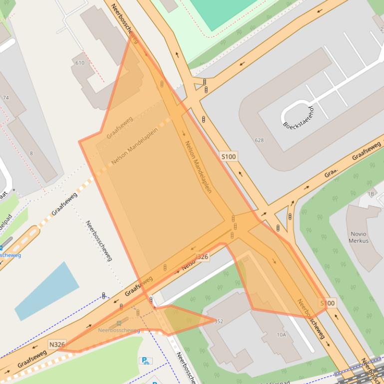 Kaart van postcodegebied 6534BM.