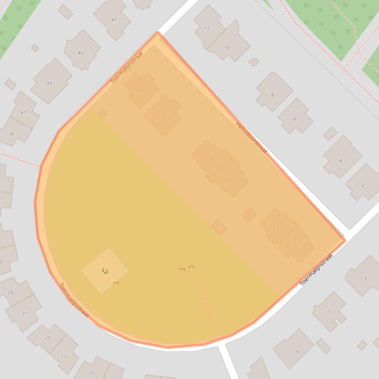 Kaart van postcodegebied 6534SH.