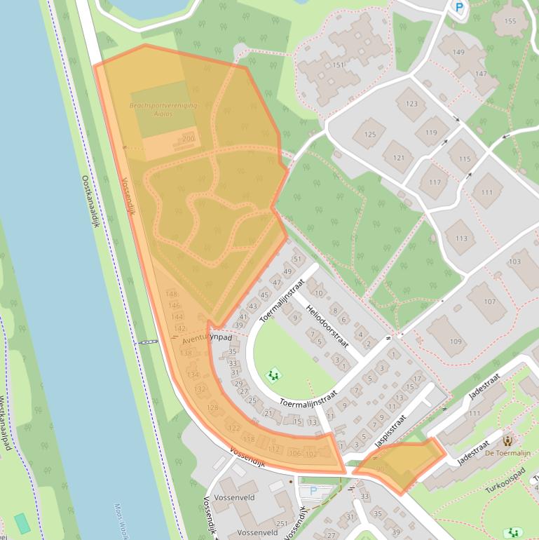 Kaart van postcodegebied 6534TA.