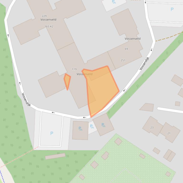 Kaart van postcodegebied 6534TG.