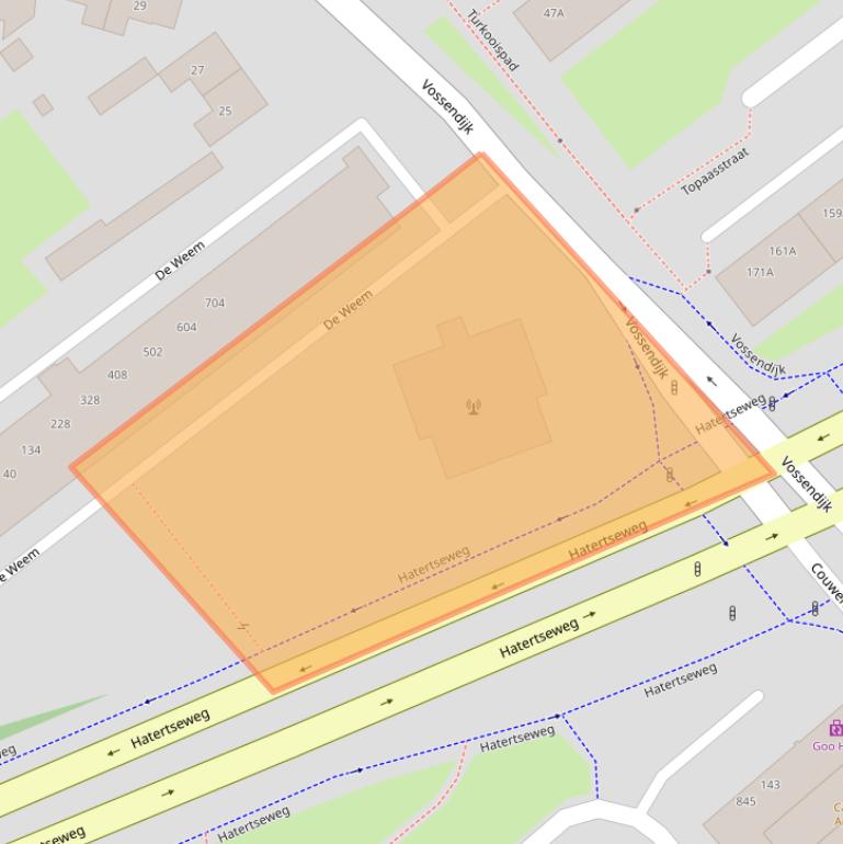 Kaart van postcodegebied 6534VA.