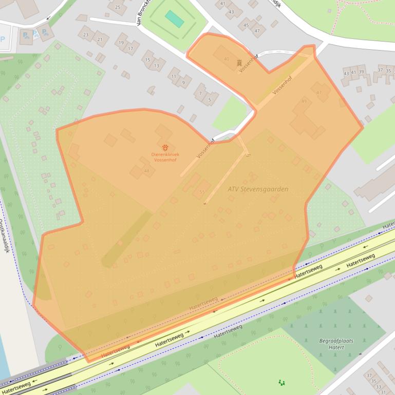 Kaart van postcodegebied 6534VH.