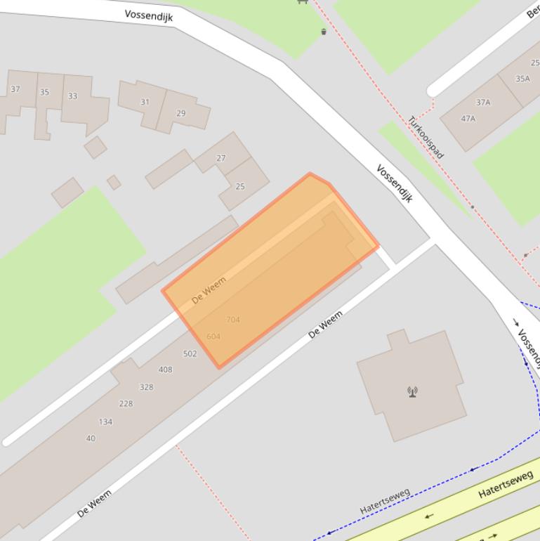 Kaart van postcodegebied 6534VK.