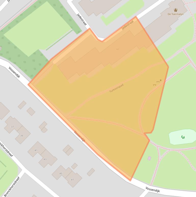 Kaart van postcodegebied 6534VX.