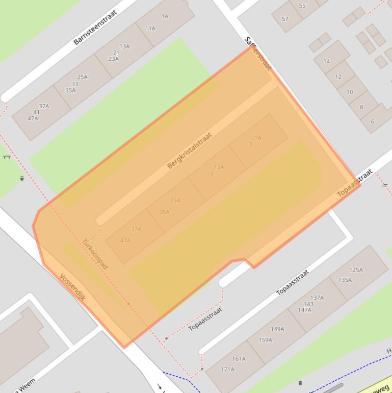 Kaart van postcodegebied 6534WH.