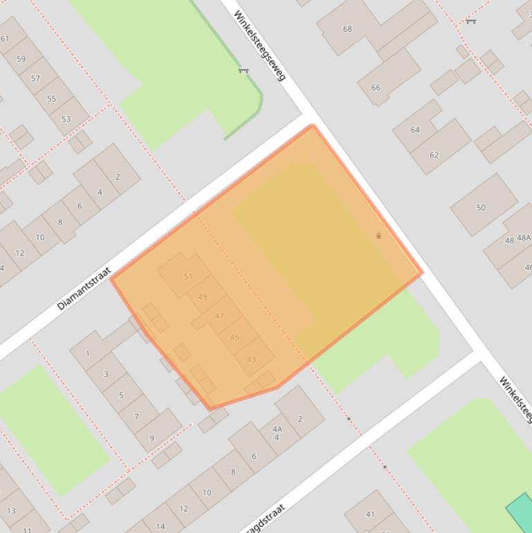 Kaart van postcodegebied 6534XC.