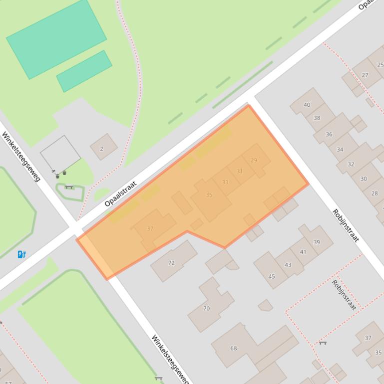 Kaart van postcodegebied 6534XL.