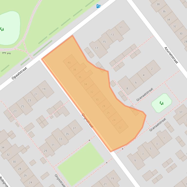 Kaart van postcodegebied 6534XZ.