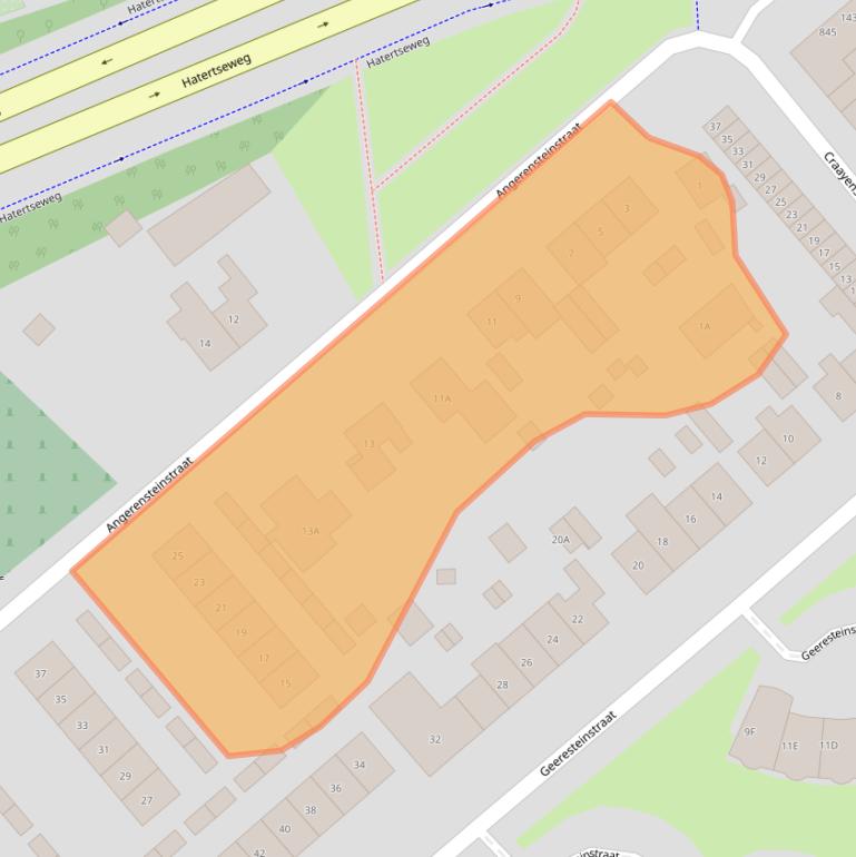 Kaart van postcodegebied 6535JL.