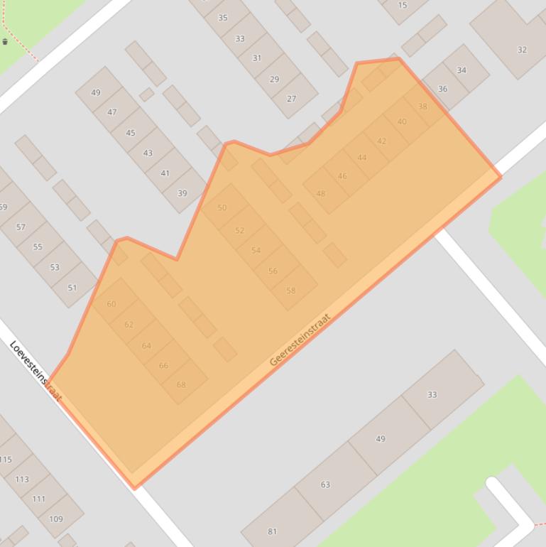 Kaart van postcodegebied 6535JZ.