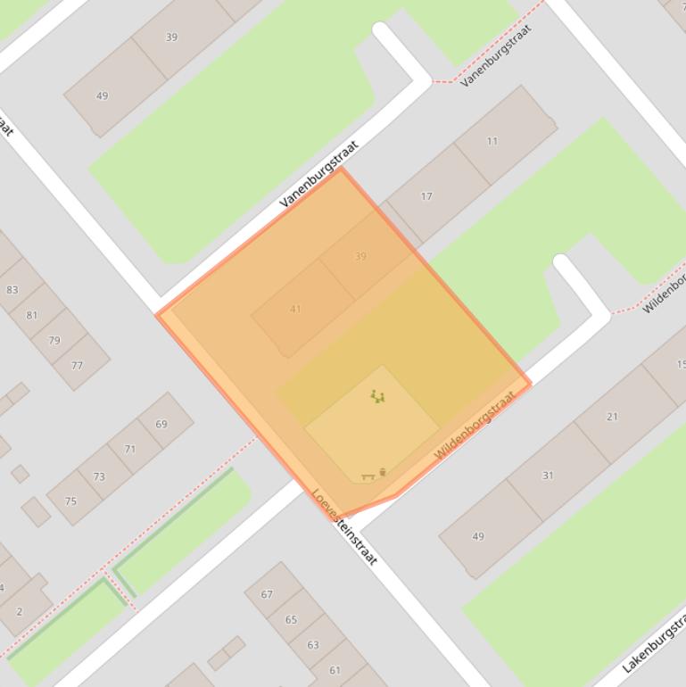 Kaart van postcodegebied 6535KN.