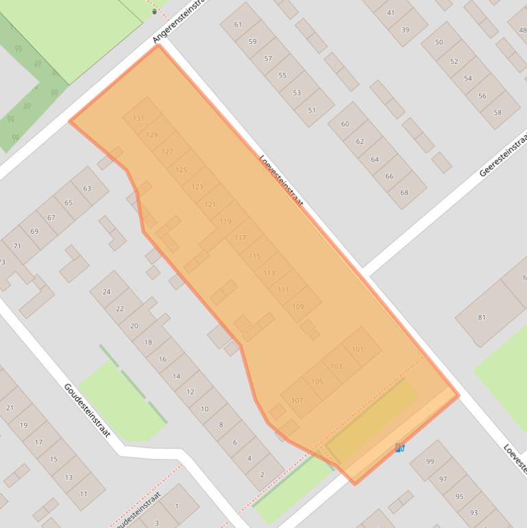 Kaart van postcodegebied 6535KZ.
