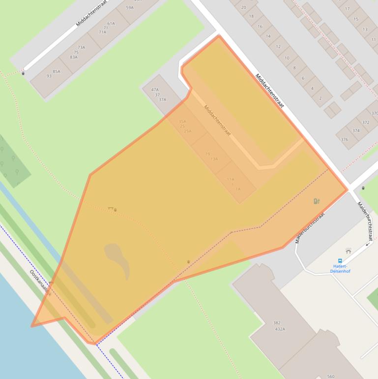 Kaart van postcodegebied 6535LD.