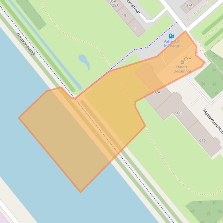 Kaart van postcodegebied 6535NP.