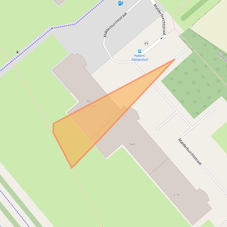 Kaart van postcodegebied 6535NR.