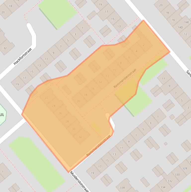 Kaart van postcodegebied 6535PJ.