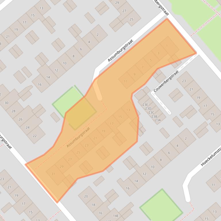 Kaart van postcodegebied 6535PK.