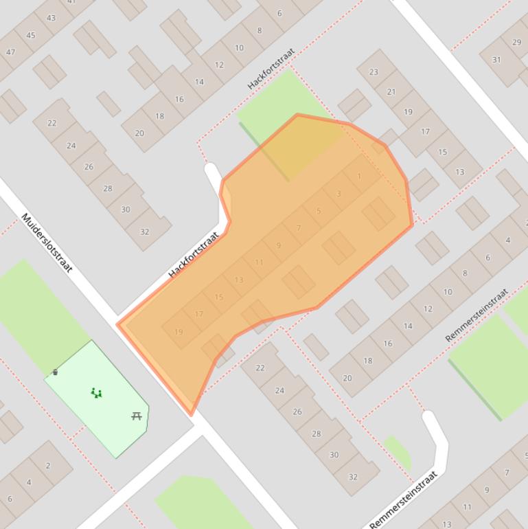 Kaart van postcodegebied 6535PM.