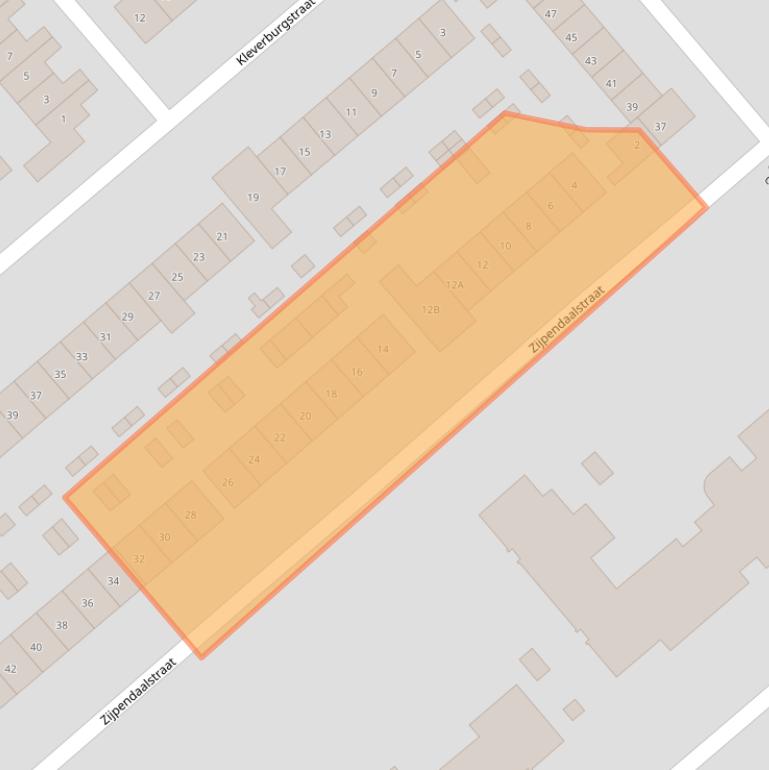 Kaart van postcodegebied 6535PT.