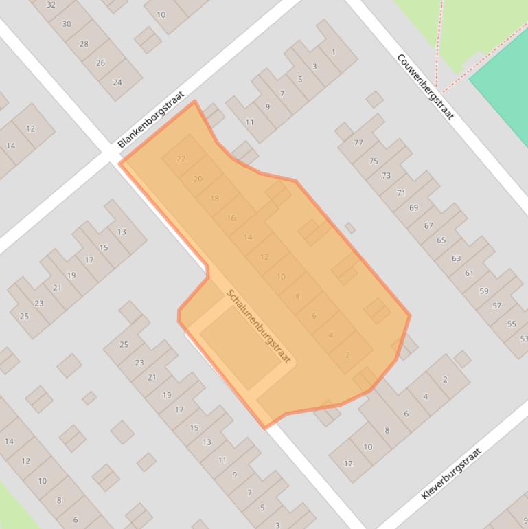 Kaart van postcodegebied 6535RM.