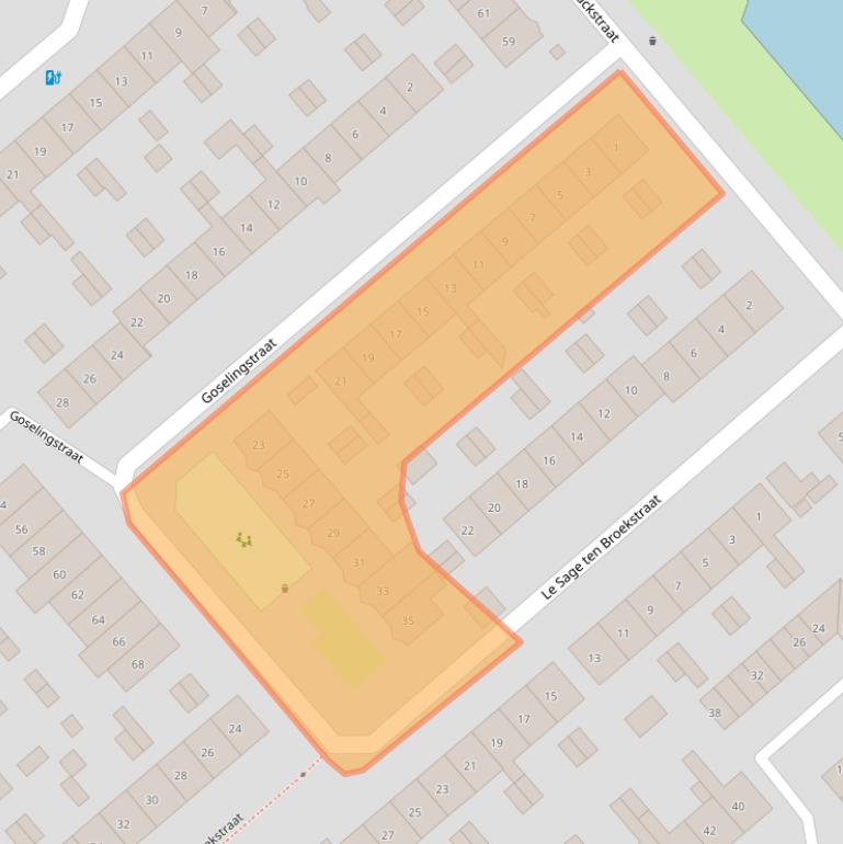 Kaart van postcodegebied 6535XC.