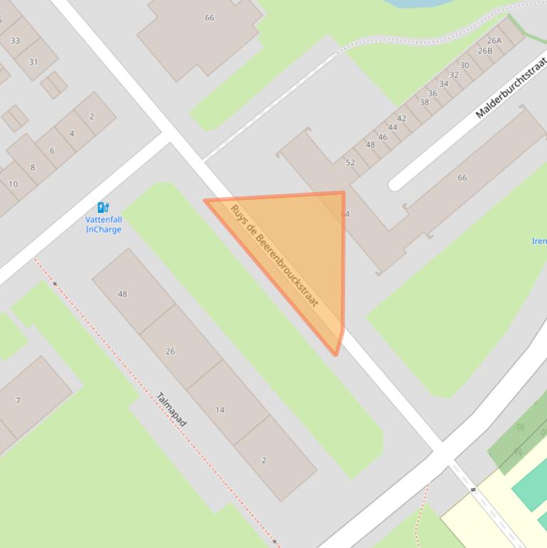 Kaart van postcodegebied 6535XW.