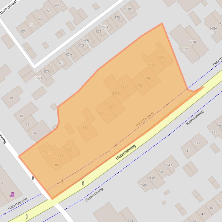 Kaart van postcodegebied 6535ZW.