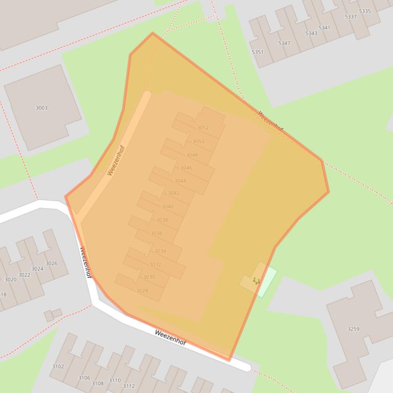 Kaart van postcodegebied 6536EV.