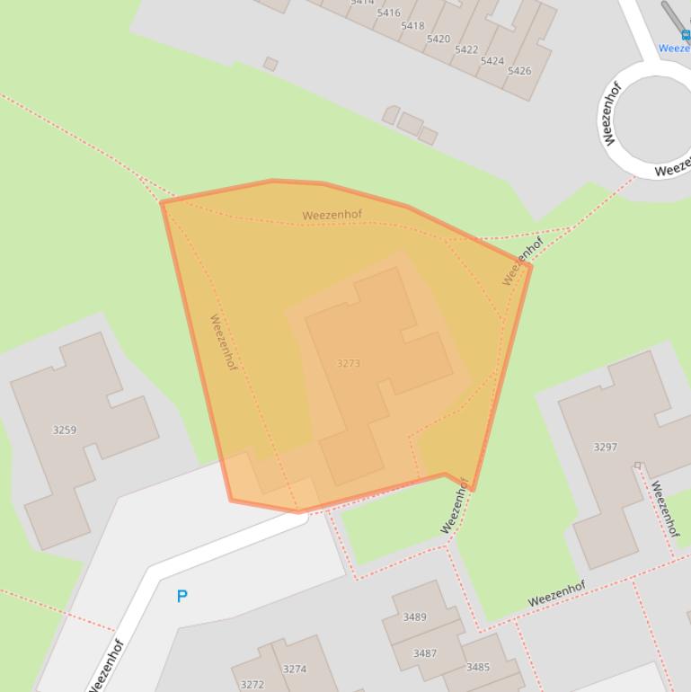 Kaart van postcodegebied 6536GH.