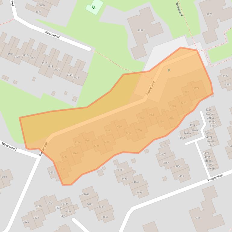 Kaart van postcodegebied 6536GL.